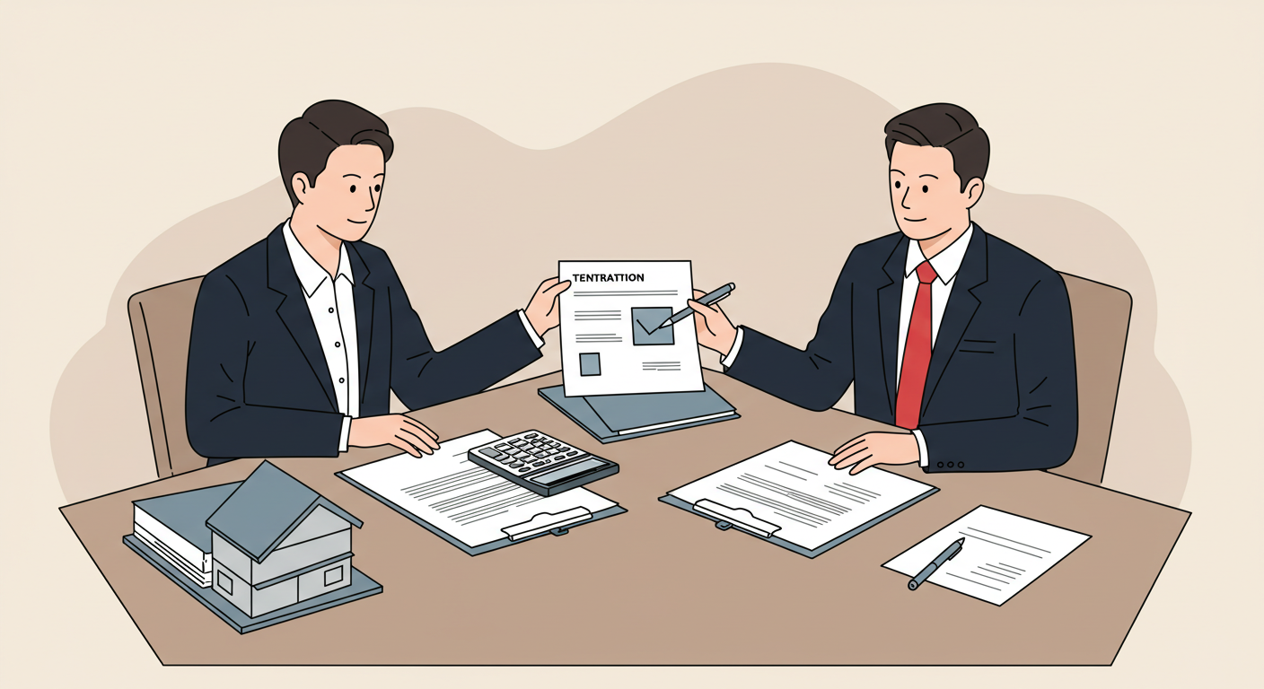 묵시적갱신, 임차인퇴거, 중개수수료