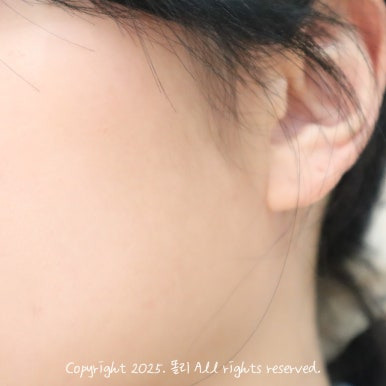 날렵해 보이는 턱선