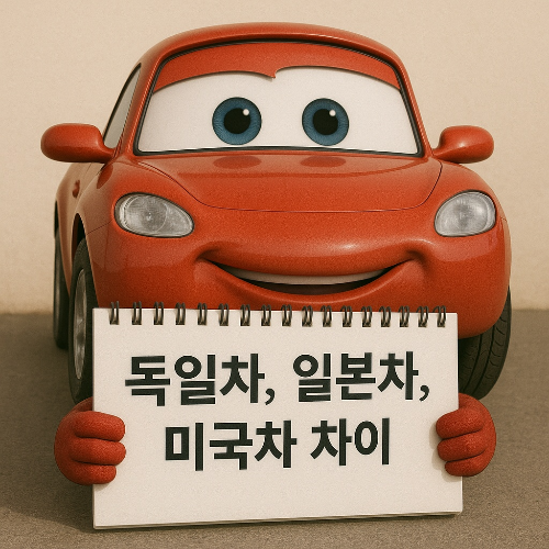 독일차, 일본차, 미국차 차이