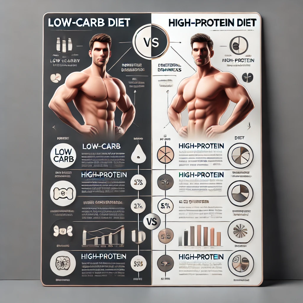 저탄수화물 식단과 고단백 식단의 장단점 비교