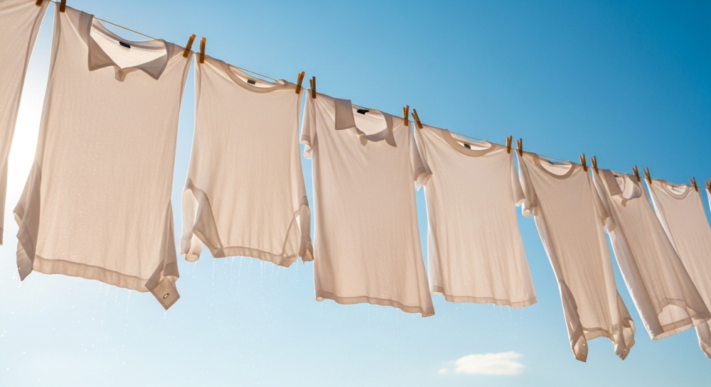 흰옷 누런때 지우기