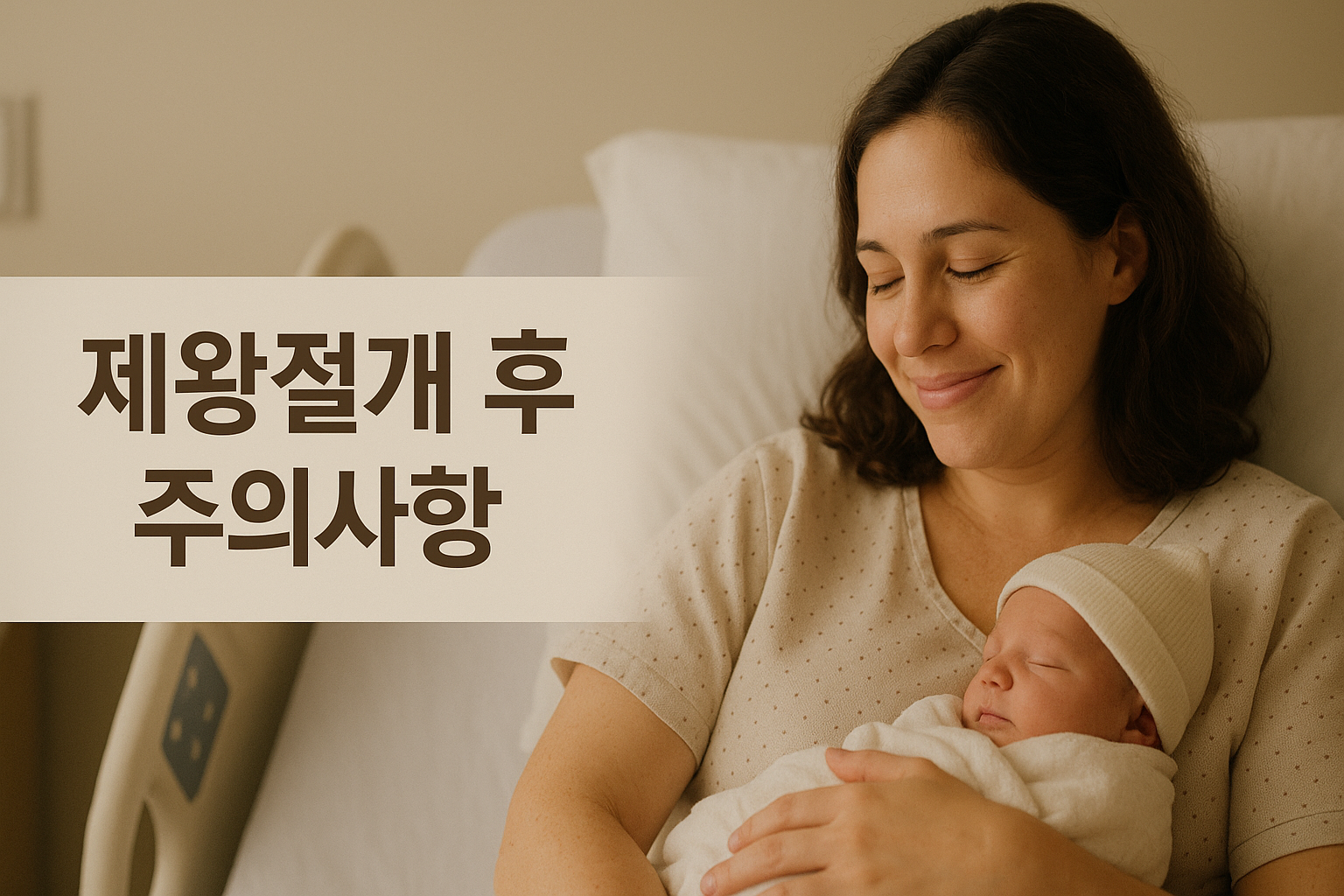 제왕절개 후 반드시 지켜야 할 회복 수칙 10가지 🍼