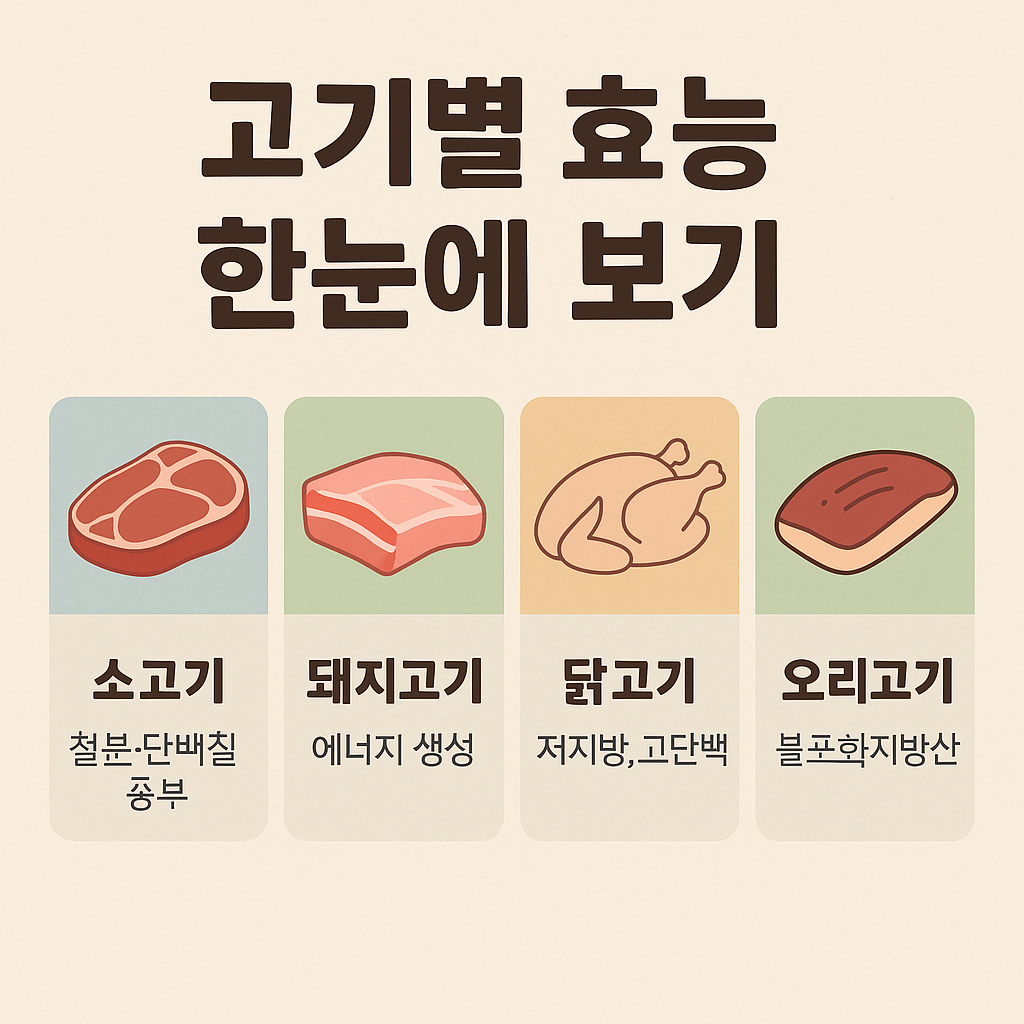 고기별 효능