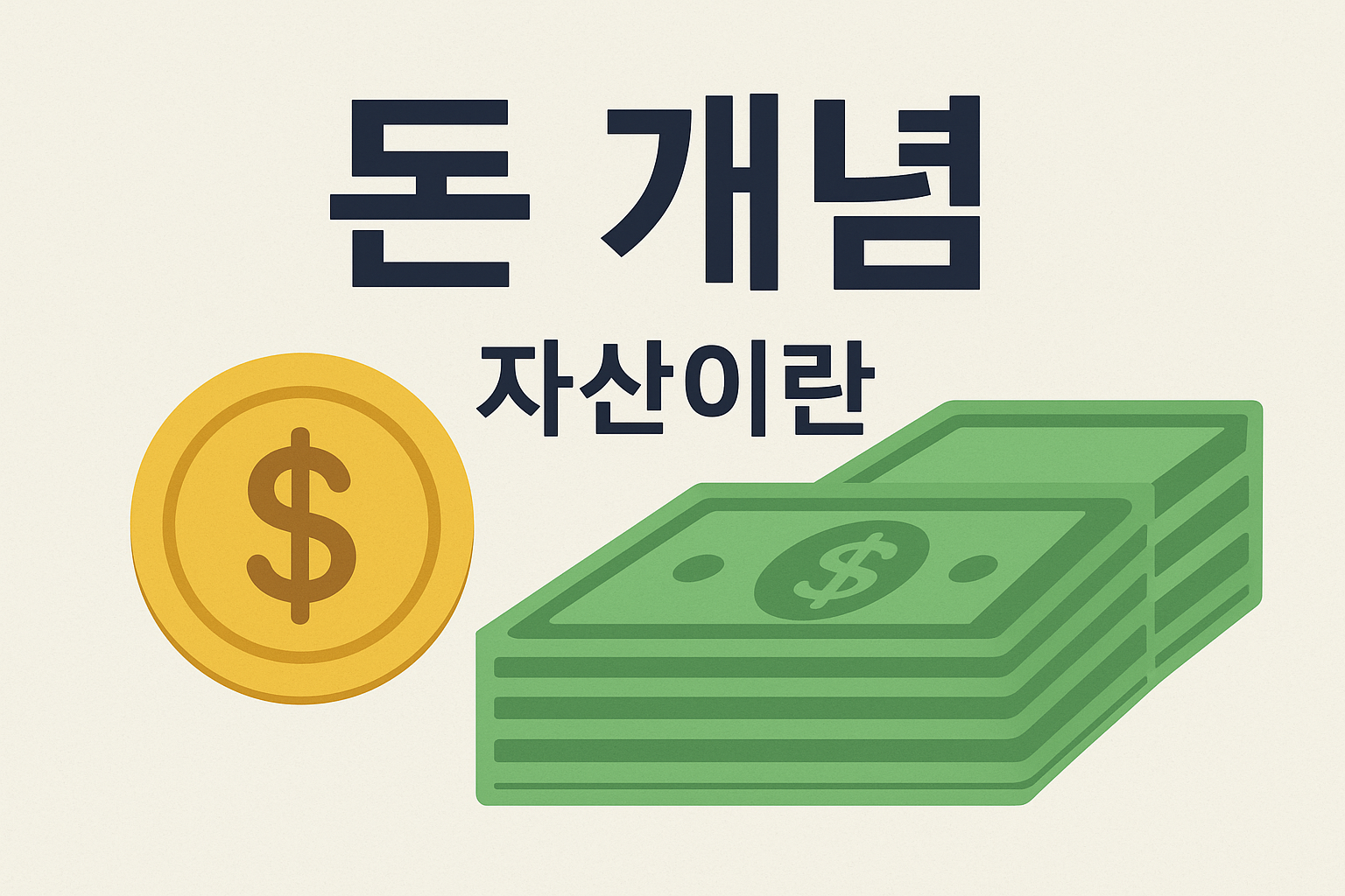 돈 개념, 자산이란