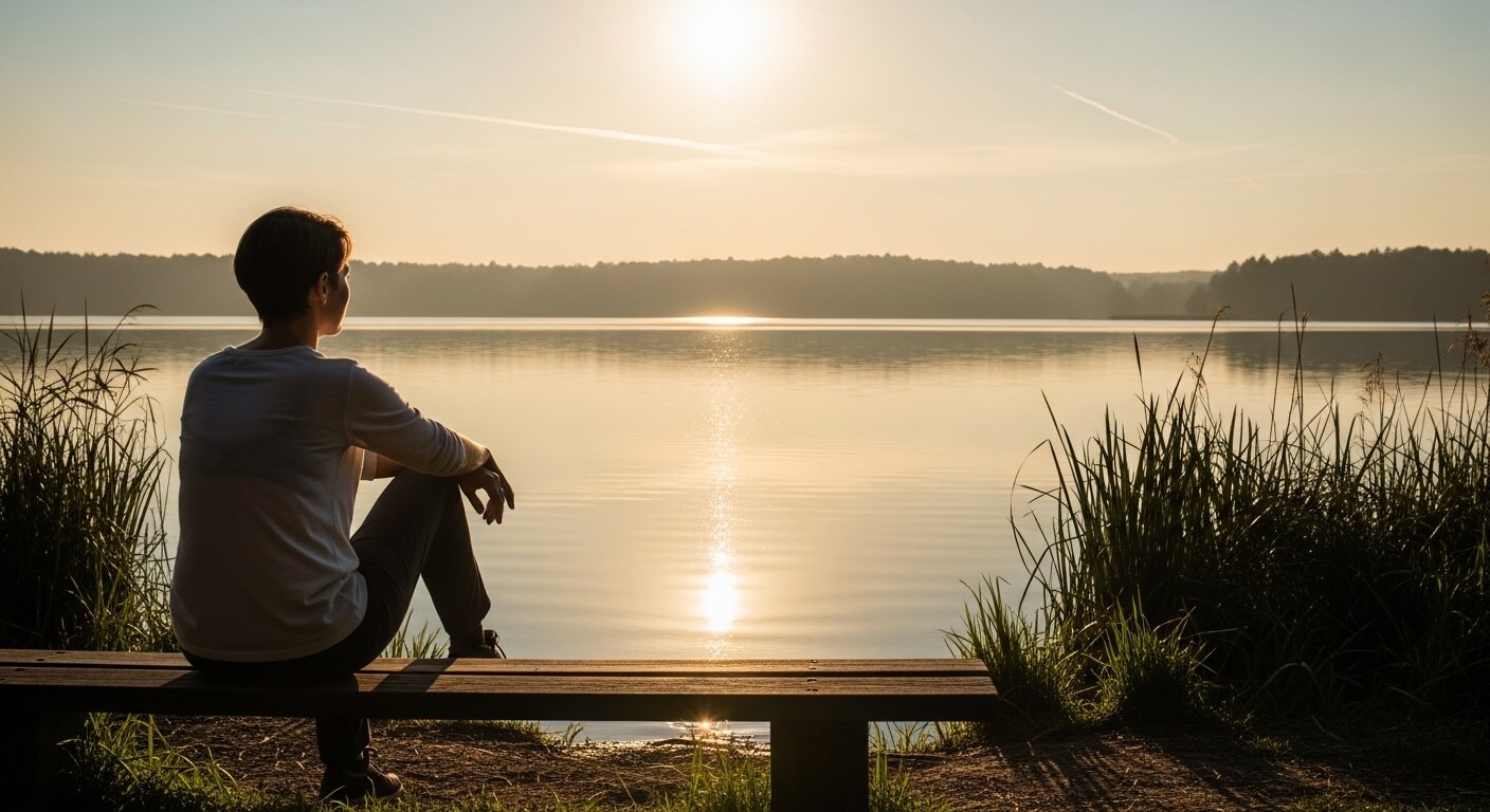 정적인 평화로움 속에서 내면의 단단함을 찾는 시간