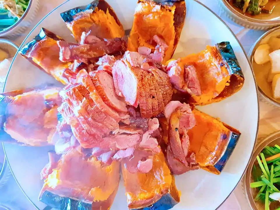 오리진흙구이 호박오리구이 메밀들깨수제비 양평 맛집