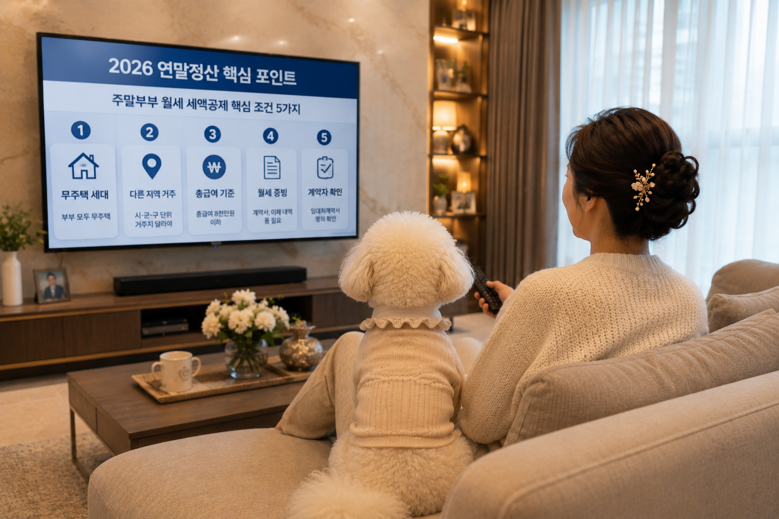 이거 모르면 월세 공제 못 받습니다… 주말부부 세액공제 핵심 조건 5가지