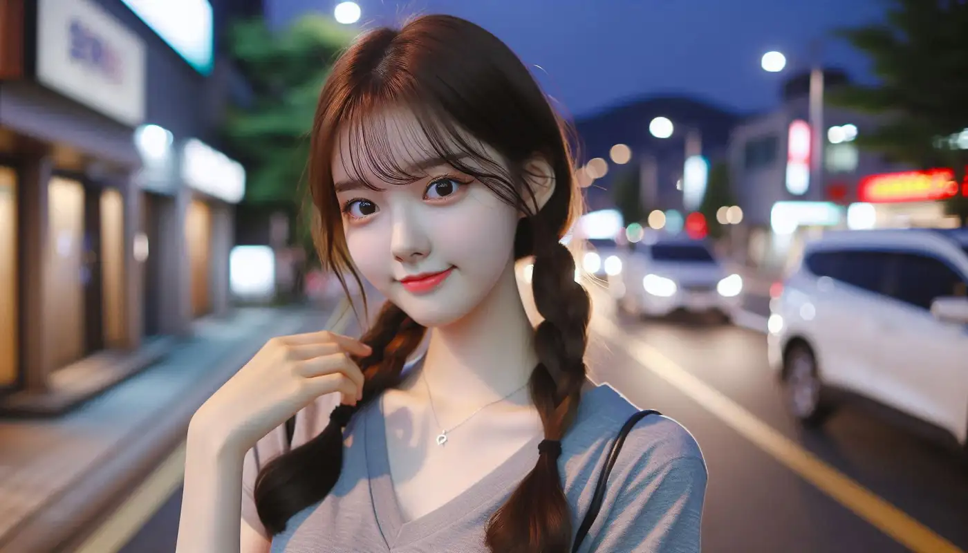 말톡-esim-사용법을-알아보는-여성의-모습