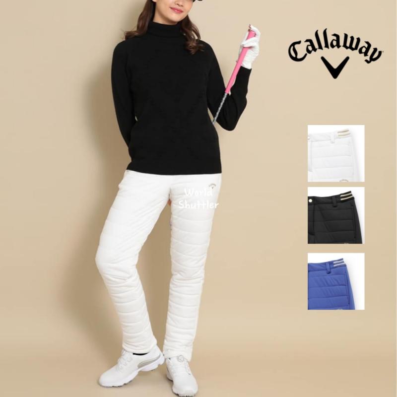 22FW 캘러웨이 아울렛 겨울골프웨어 패딩바지 여성겨울 방풍 방한바지