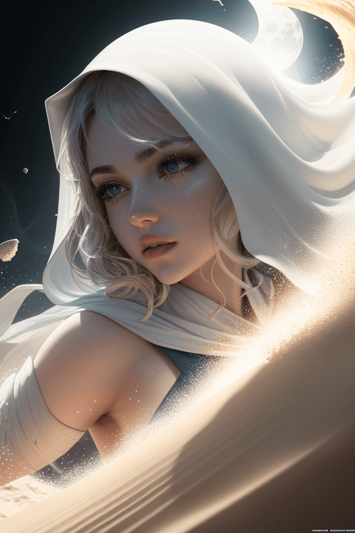 Playground AI로 생성한 그림(1) - 사막의 기사