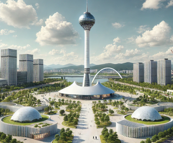 엑스포 과학 공원의 모습
