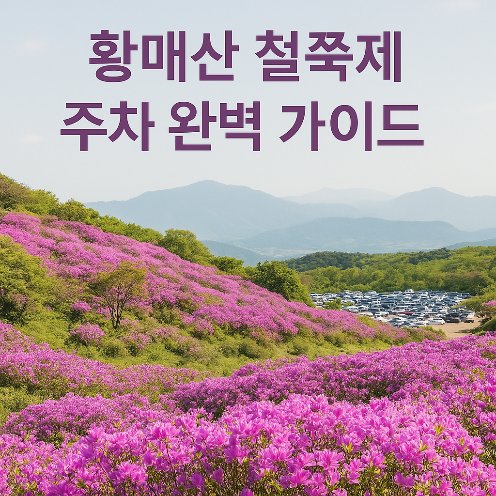 황매산 철쭉제 주차장 완벽가이드 이미지