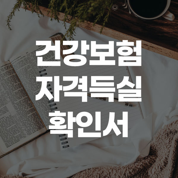 건강보험 자격득실 확인서