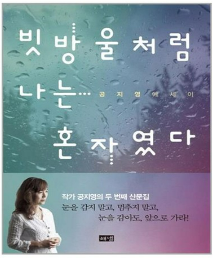 빗방울처럼 나는 혼자였다,공지영 책관련 사진