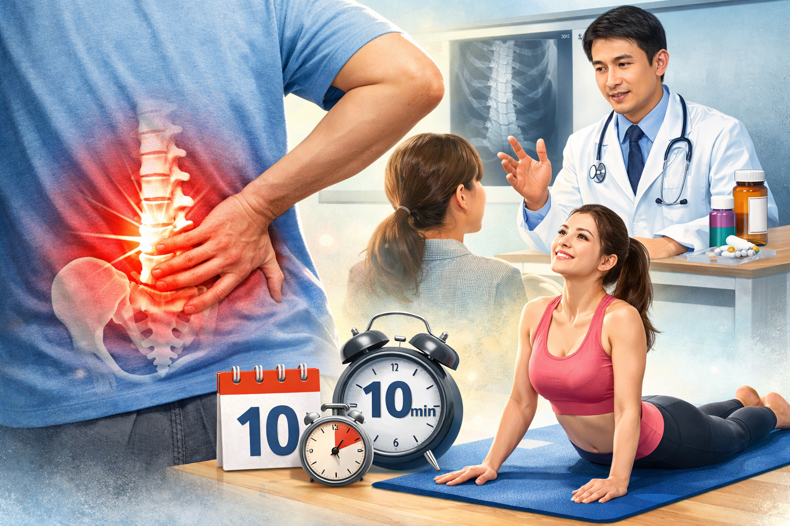 허리 통증 원인과 관리법