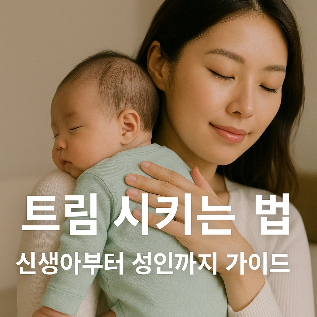 트림 시키는 법 - 신생아부터 성인까지 가이드