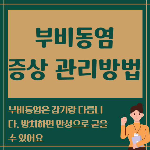 부비동염 증상 관리방법