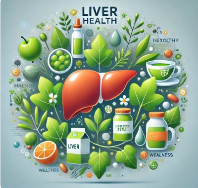 간 건강 관련 그림