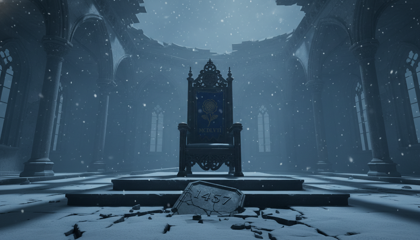 단종의 비극을 상징하는 눈 내리는 밤의 빈 어좌