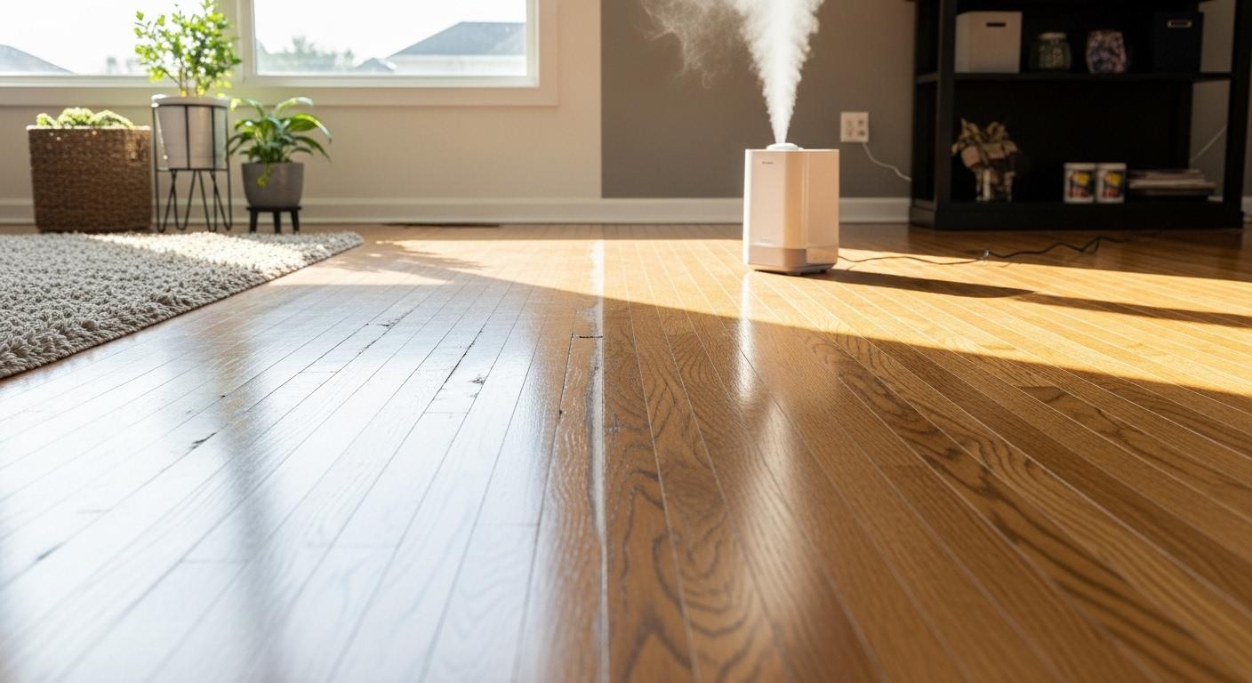 가습기 나무바닥