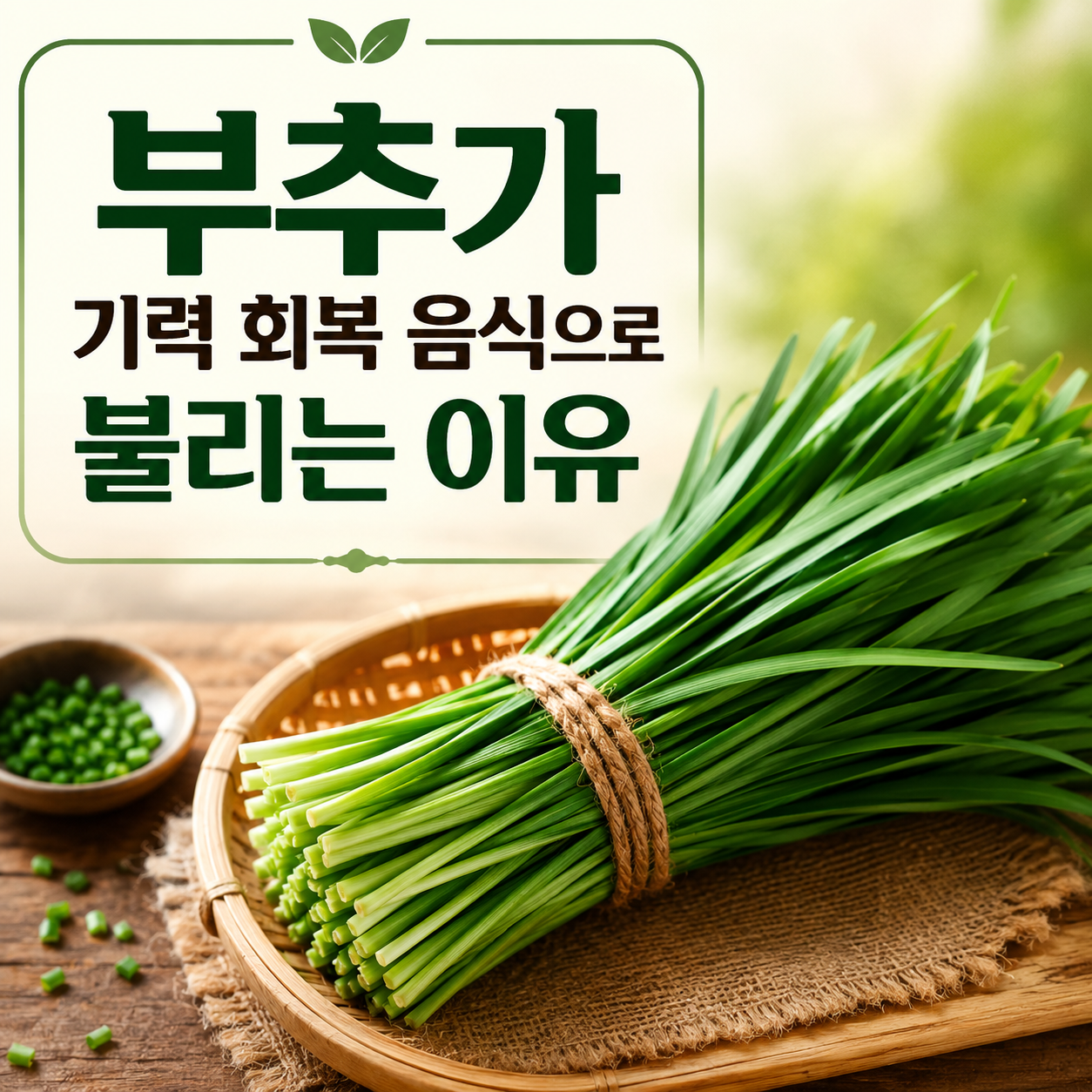 부추 효능