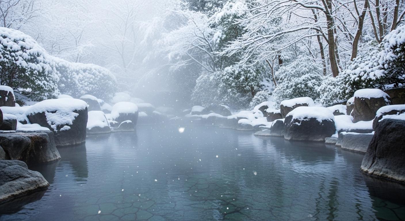 일본 겨울 여행지 온천