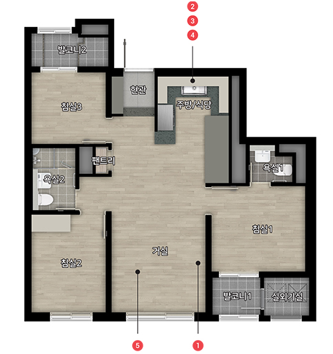 힐스테이트-관악센트씨엘-평면도-58A