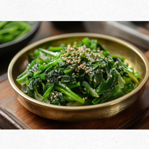 다이어트에 좋은 시금치나물