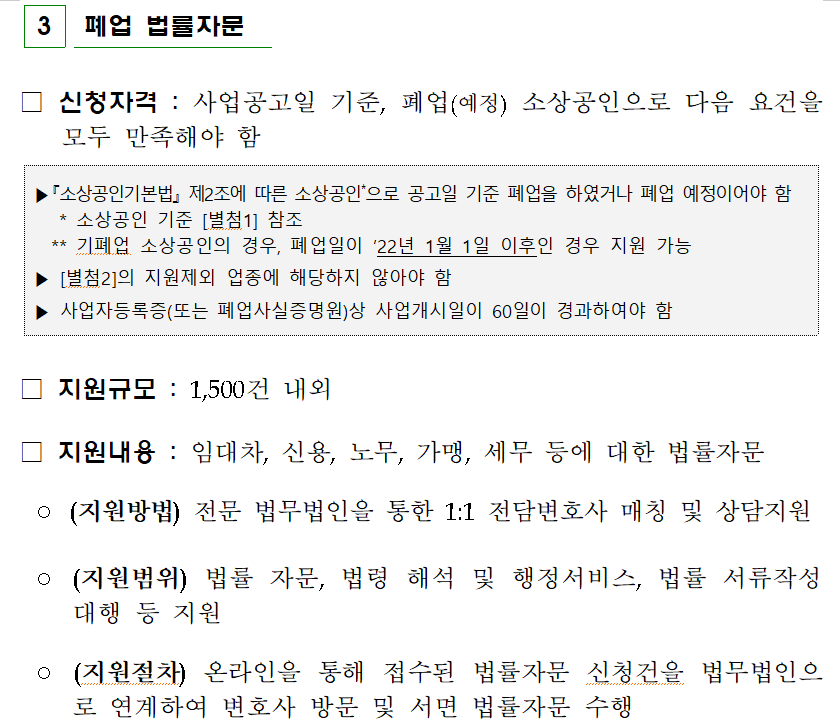 소상공인 폐업지원금