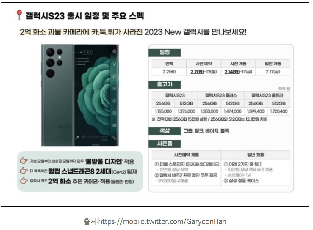 갤럭시S23