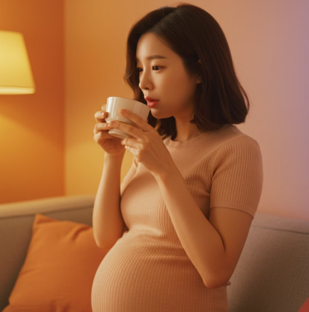 감잎차 임산부