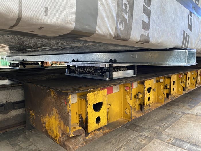 모듈러 주택 운송 '충격 저감 시스템' 