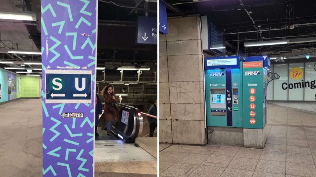 프랑크푸르트 중앙역에서 메세 박람회장 및 공항 가는 법 (S-Bahn 티켓 구매/탑승)