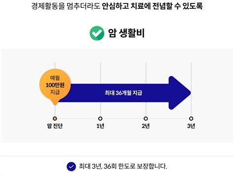 암 생활비 보험