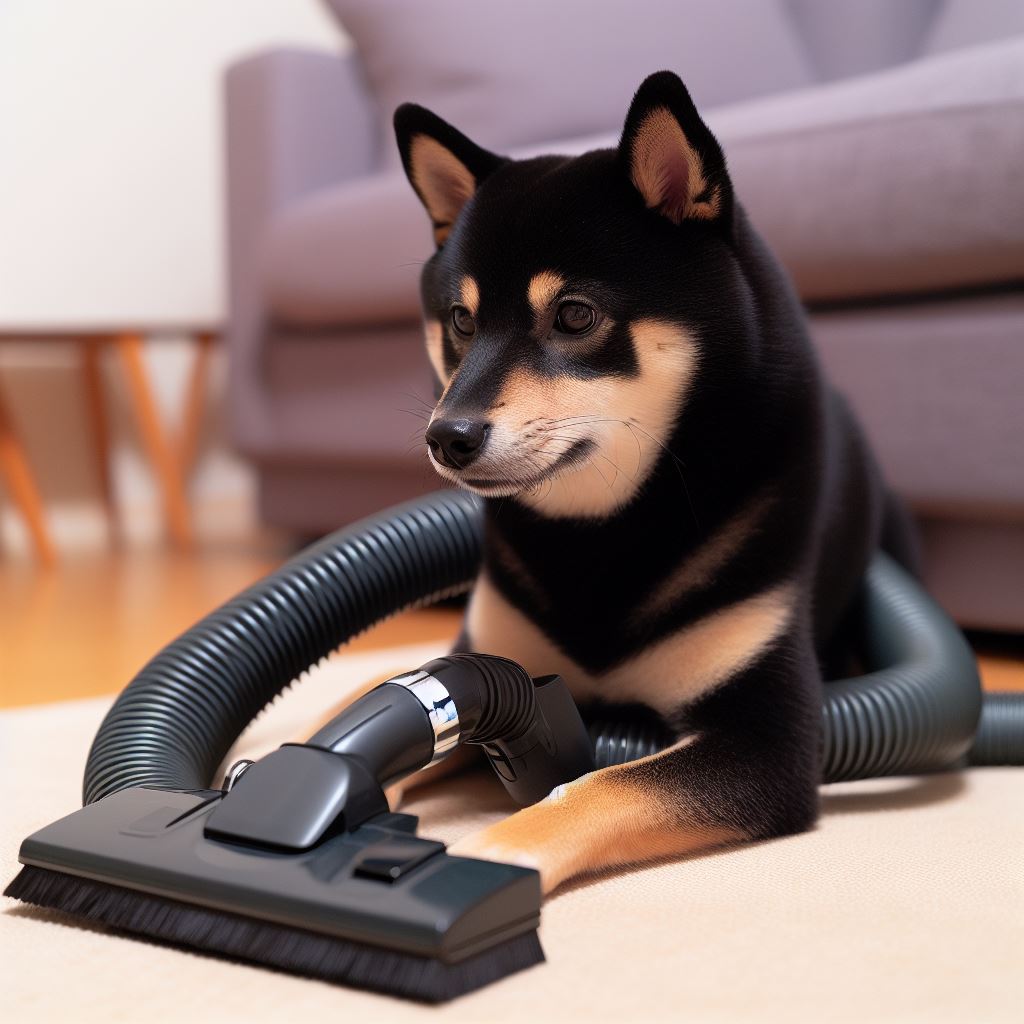 강아지 털 청소기