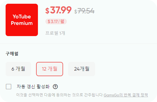 유튜브 우회 결제