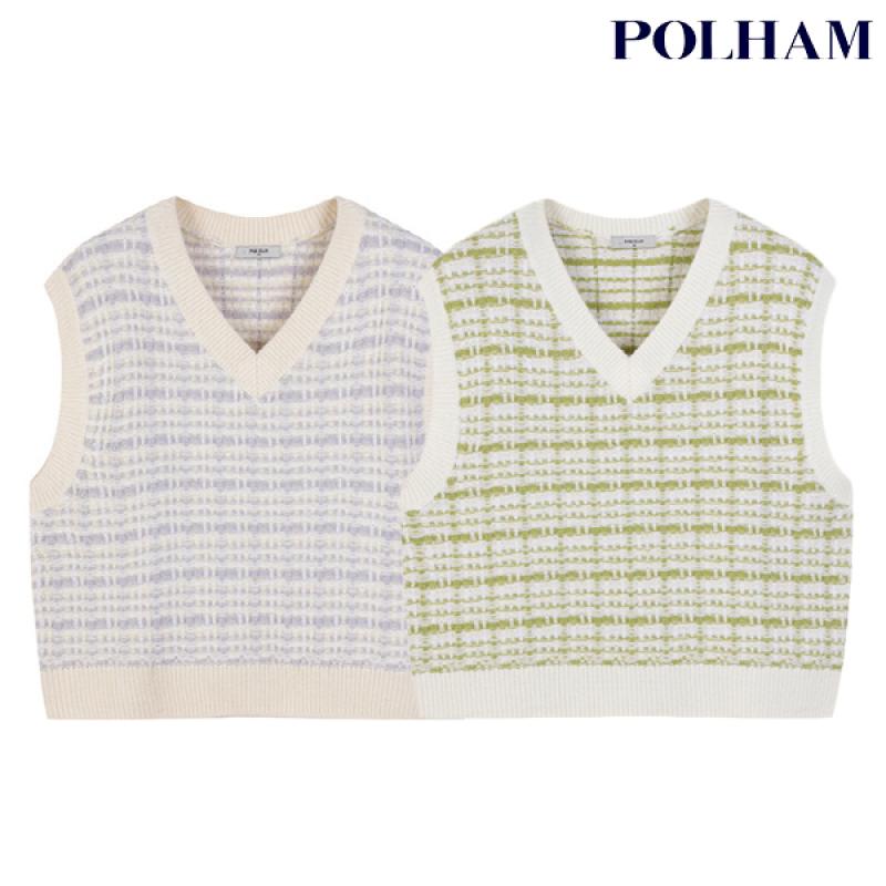 폴햄 여성 봄 여름 2컬러 트위드 PHE2ES2020