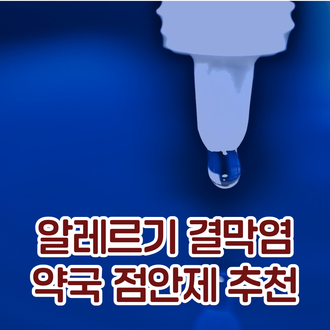 가을철 알레르기 결막염 증상과 치료법, 점안제 추천