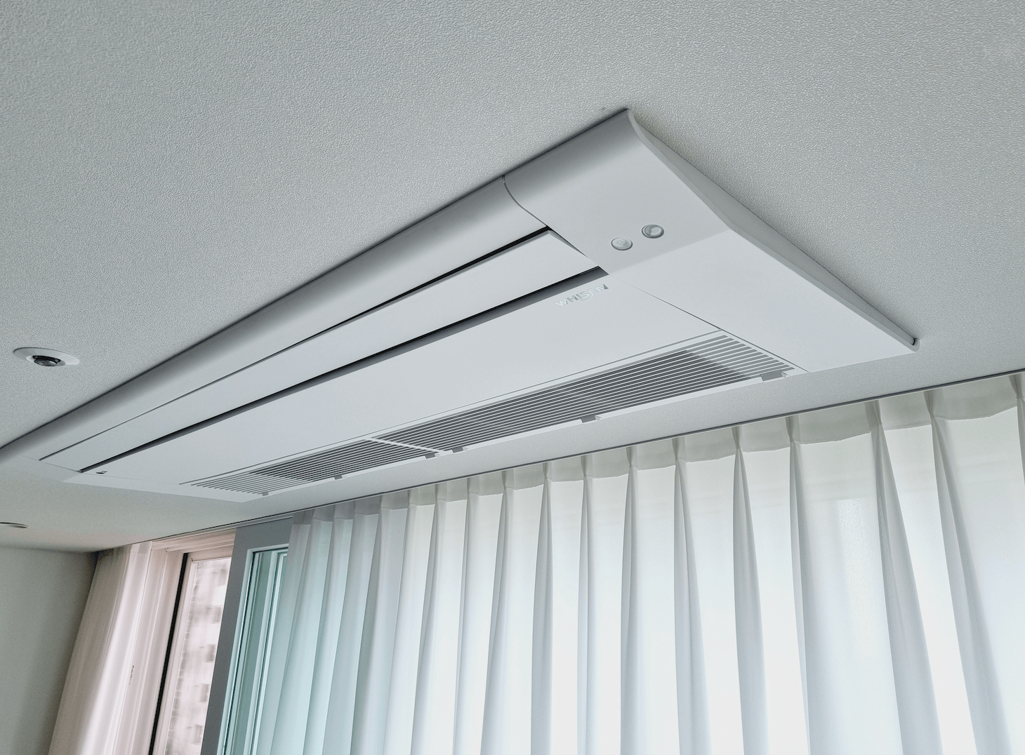 시스템에어컨 도색후