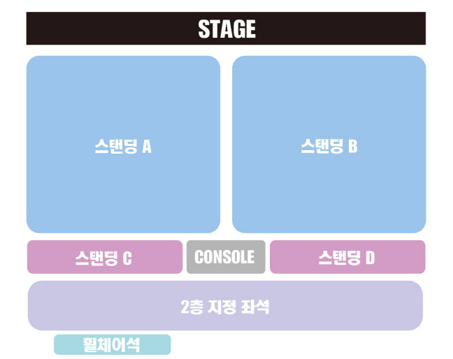 2023 검정치마 앵콜 콘서트 ENDLESS SUMMER 좌석배치도