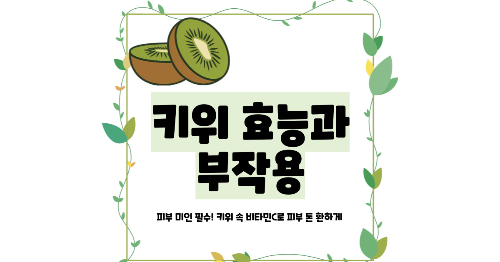 키위 효능 부작용
