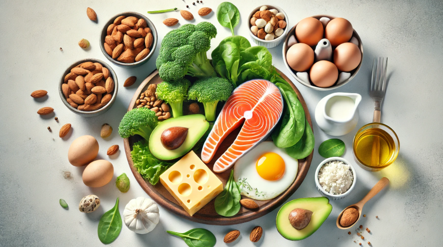 케토제닉 다이어트의 원리와 체중 감량 관련 사진