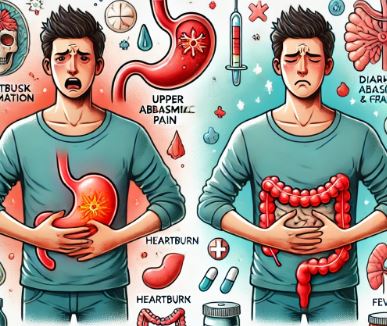 위염 장염 관련 그림