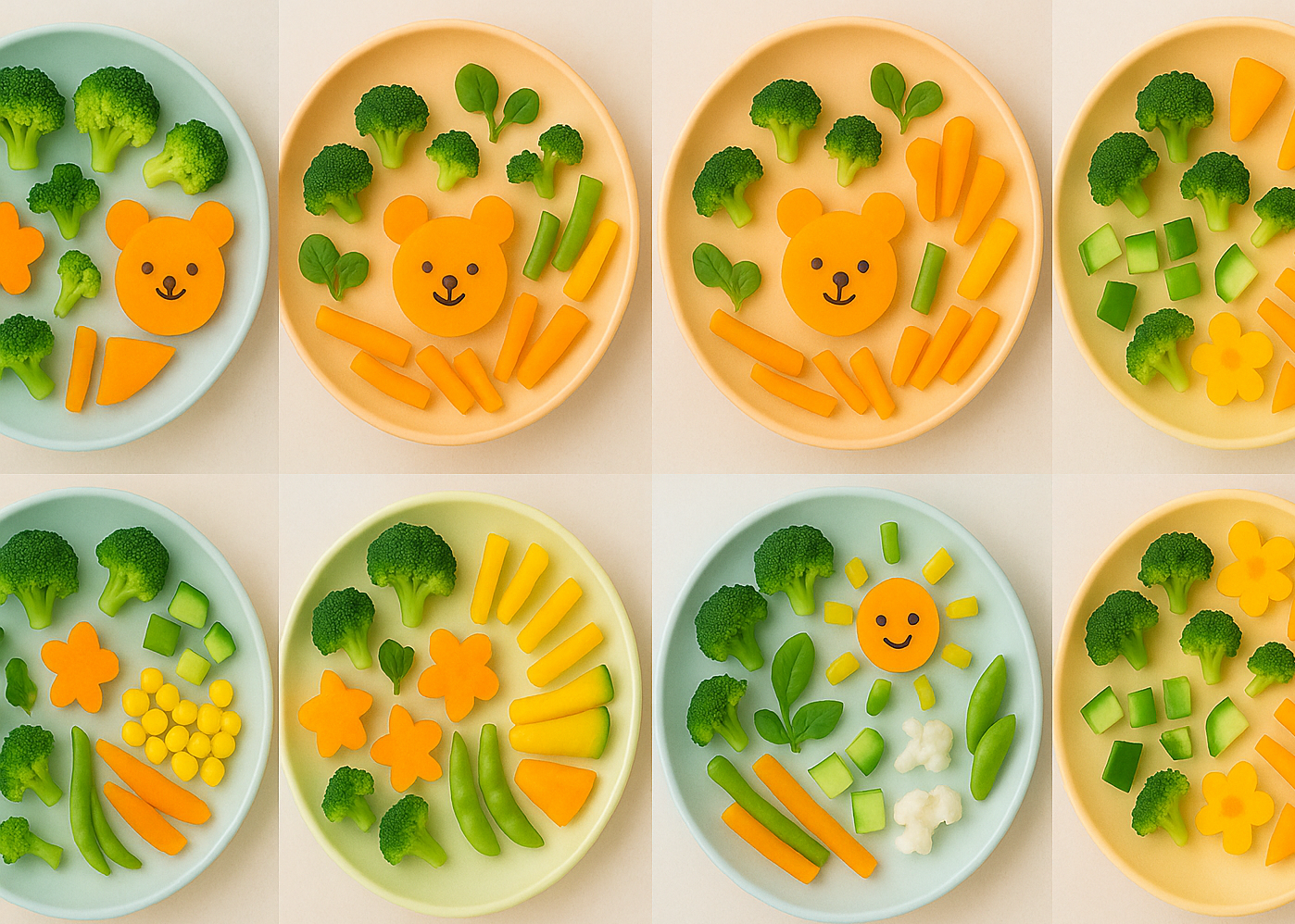 아이들 채소 놀이