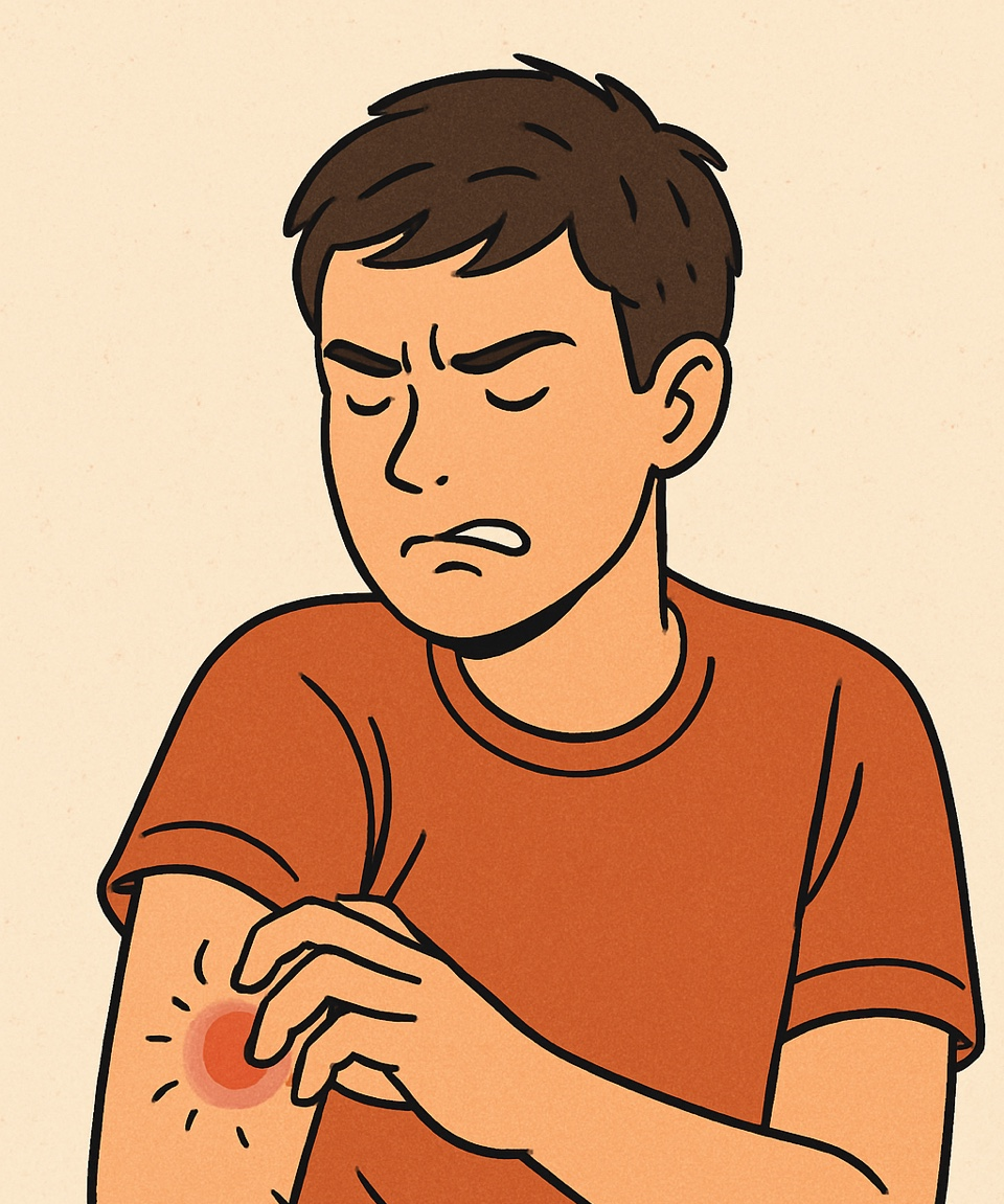 여름철 벌레물림 관련 사진