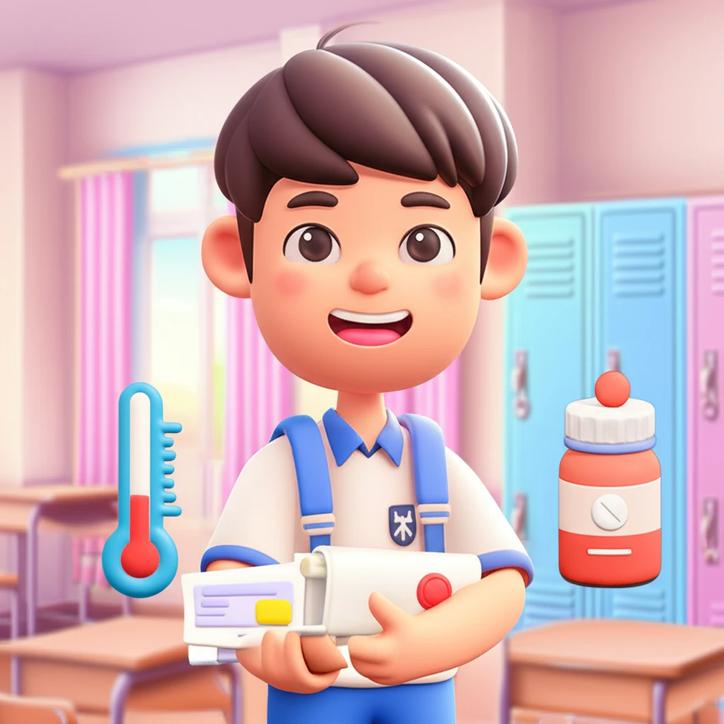 초등학생 B형 독감 등교 가능 일자와..