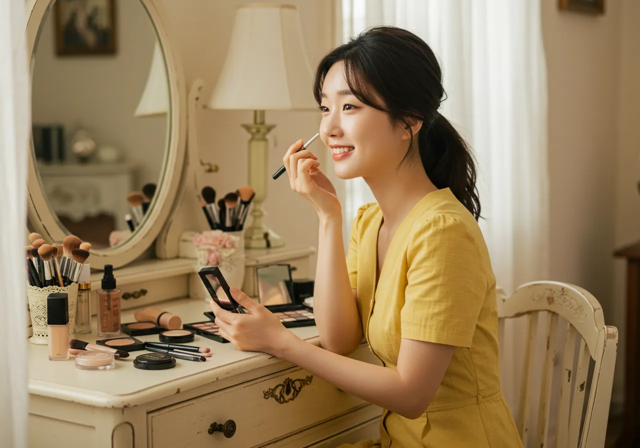 여름 메이크업 고정 비법