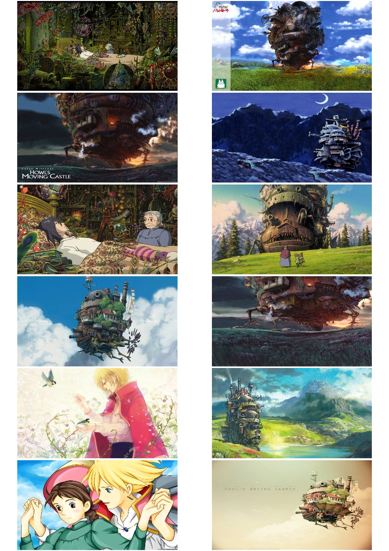 하울의 움직이는 성 배경화면 지브리 컴퓨터 아이패드 아이폰