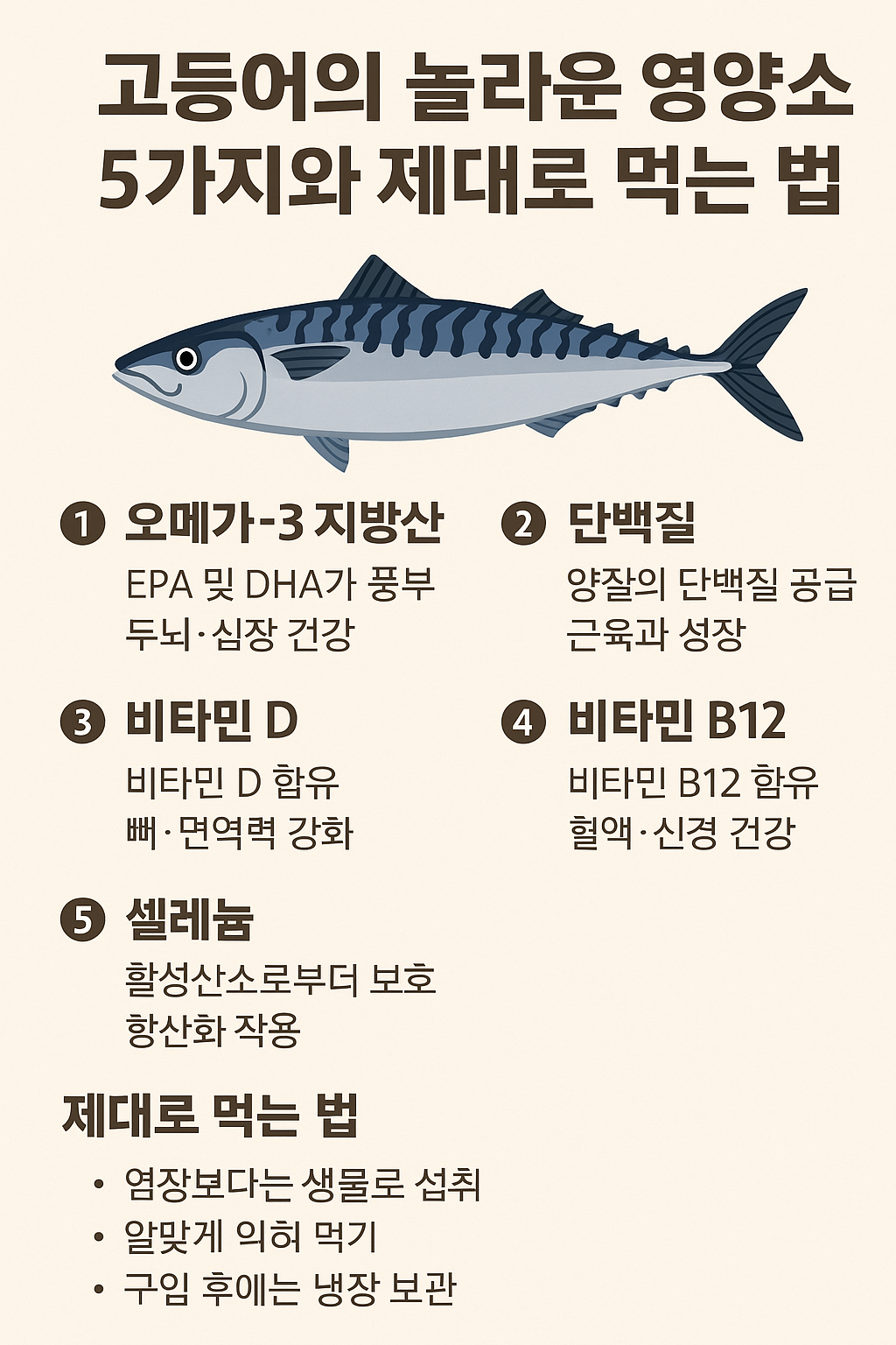 슈퍼푸드 고등어 관련 이미지