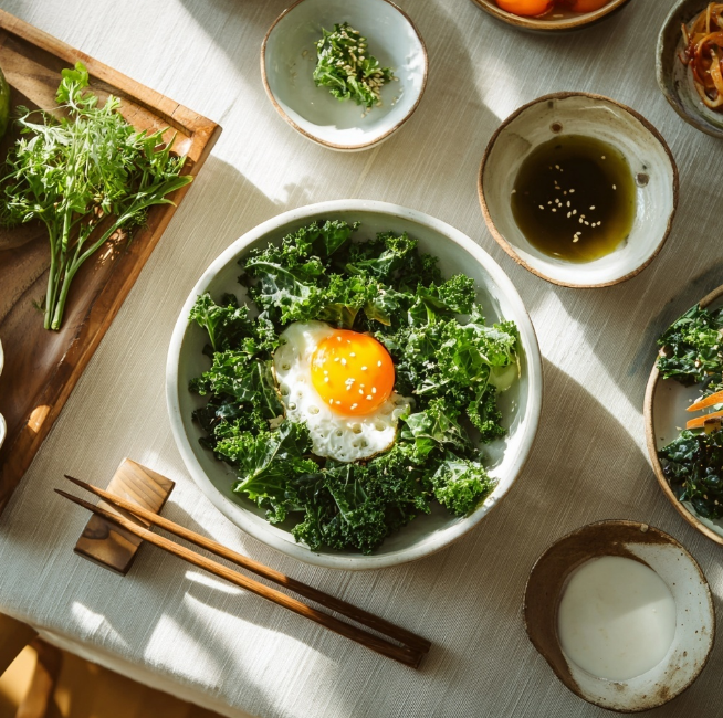 건강 웰빙 비빔밥